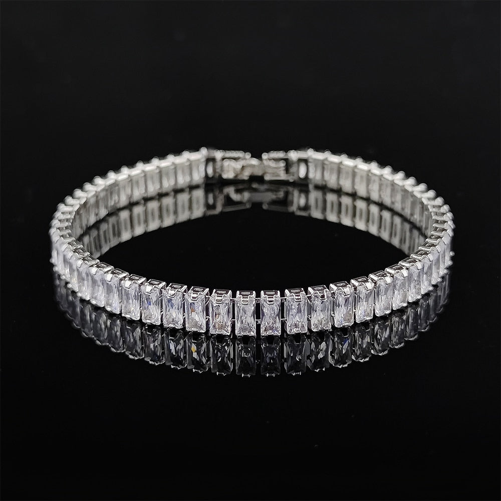 2022 New Luxury Princess Cut 18cm Bracelet women