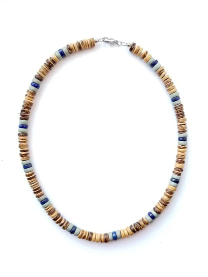 Mens Tribal Mens Summer Turquoise Necklace Mens Boho Necklace