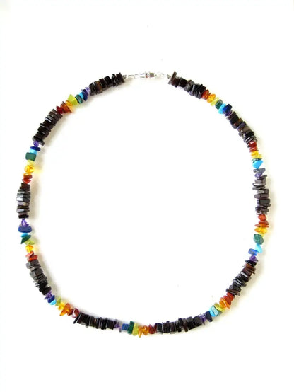 Mens Tribal Mens Summer Turquoise Necklace Mens Boho Necklace