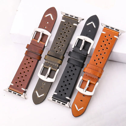 Lady Genuine Leather Strap For Apple Watch Band
