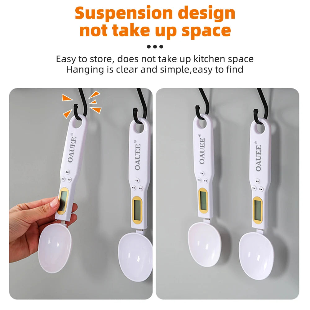 New LCD Digital Kitchen Scale Electronic Cooking Food Weight Measuring Spoon