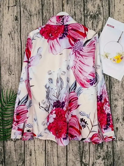 Women's shirts slim fit sexy soft and comfortable loose button lapel spring summer designer design plus size 2024