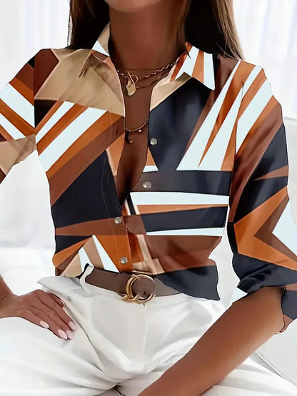Women's shirts slim fit sexy soft and comfortable loose button lapel spring summer designer design plus size 2024