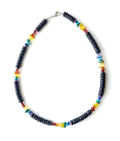 Mens Tribal Mens Summer Turquoise Necklace Mens Boho Necklace