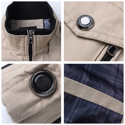 Bomber Jacket Men's Fashion Casual Windbreaker
