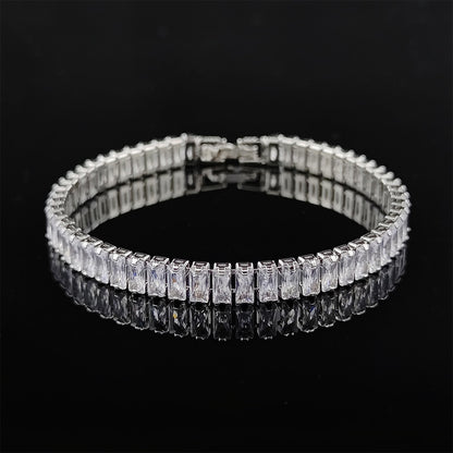 2022 New Luxury Princess Cut 18cm  Bracelet women